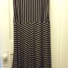 Calvin Klein Stripe Handkerchief Dress - Brown in size M