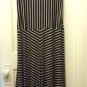 Calvin Klein Stripe Handkerchief Dress - Brown in size M