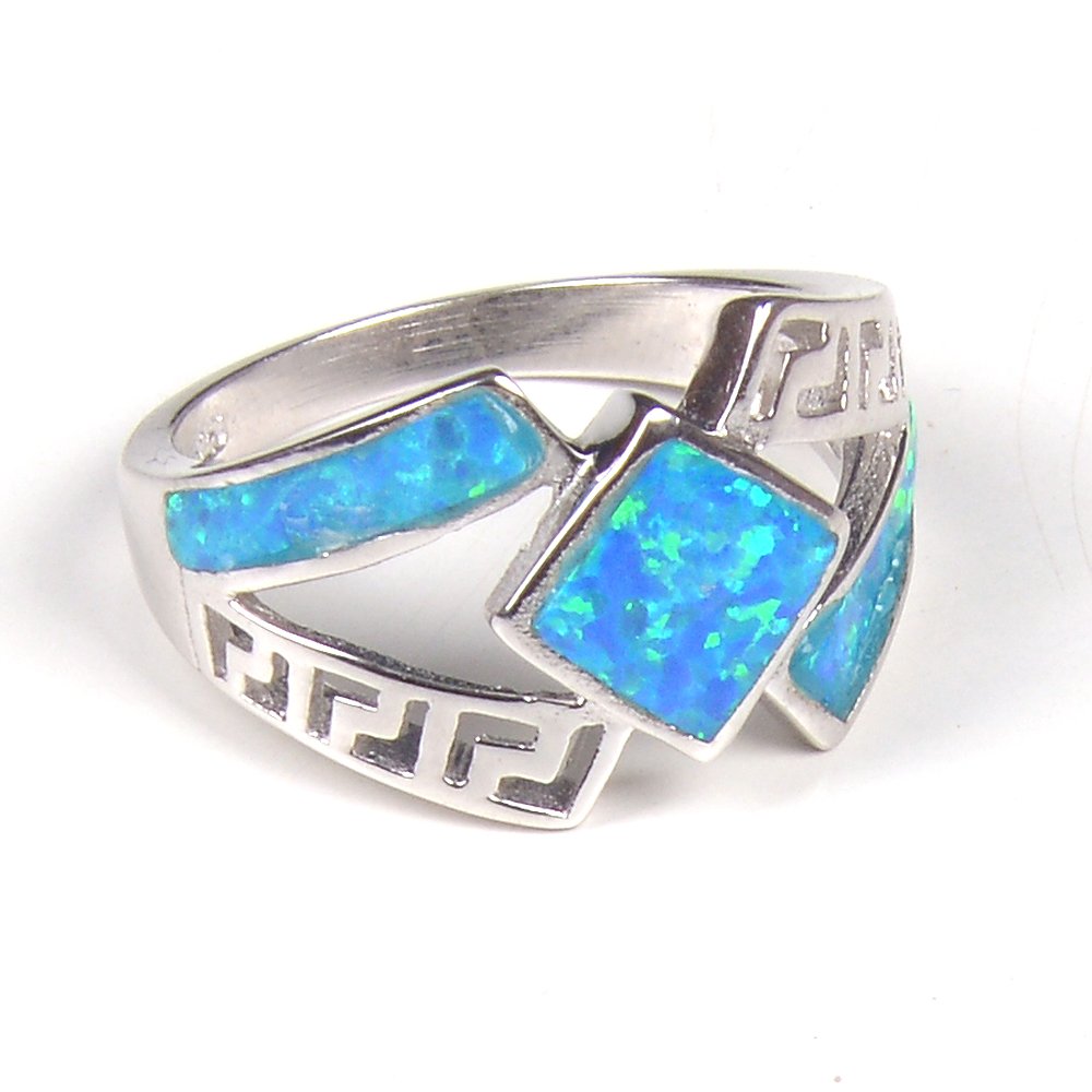 92.5 Sterling Silver Valentines Special Stylish Handmade Designer Ring With Fire Opal Stone