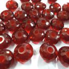 Red AAA Quarts Fancy Rondelle Big Hole Beads,Handmade Beads,12 Piece 15x8 MM With 4.5 MM Hole