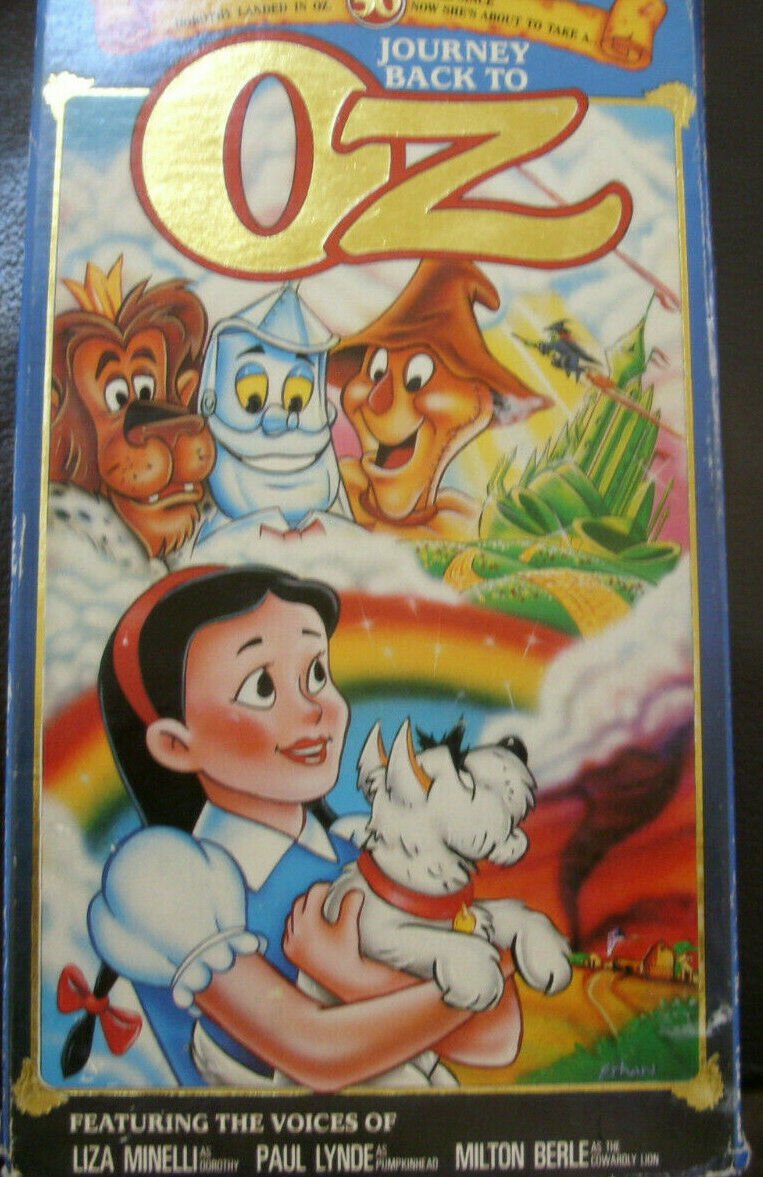 Journey back to OZ - VHS VIDEO wizard of cartoon