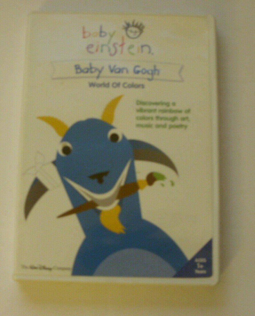 Disney Baby Einstein - Baby Van Gogh world of colors DVD 2002 1+ years