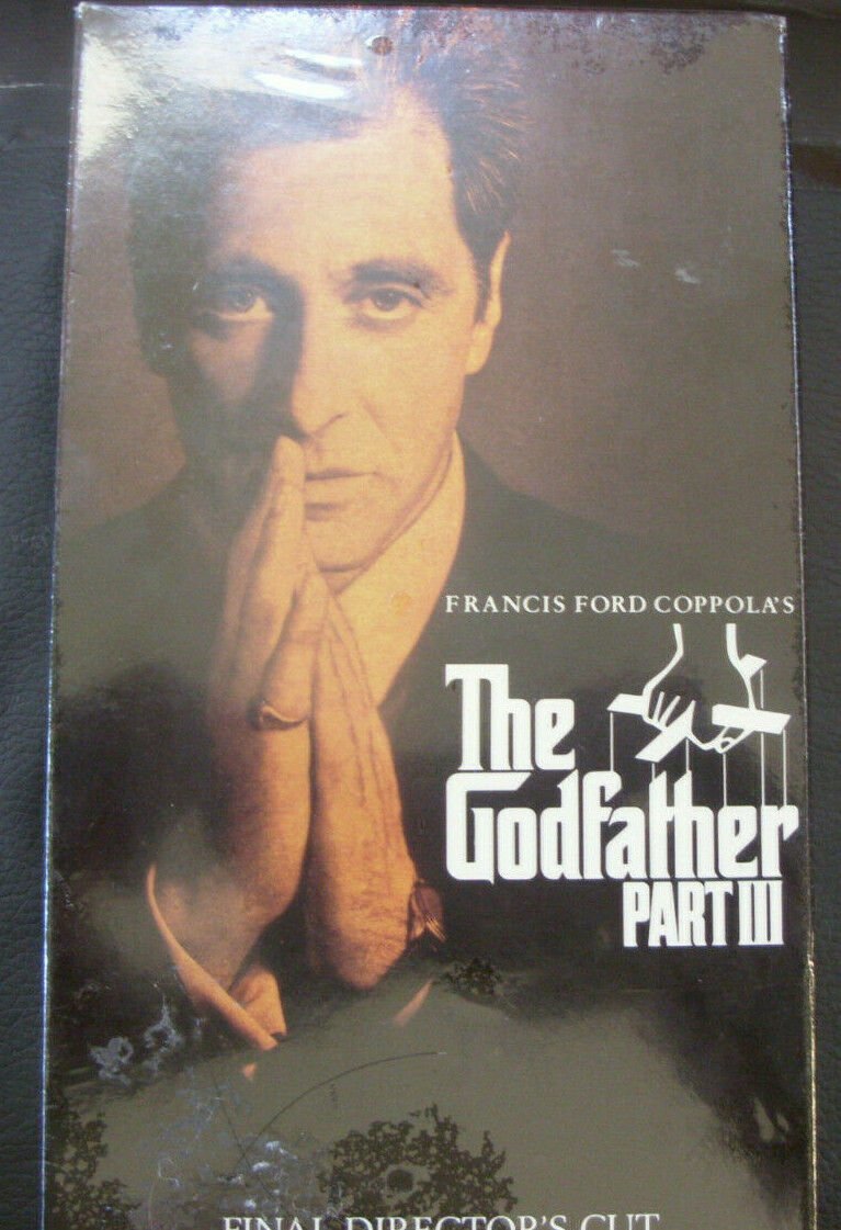 The Godfather Part III 3 1990 FINAL Director's Cut 2 VHS Tapes Sealed NEW