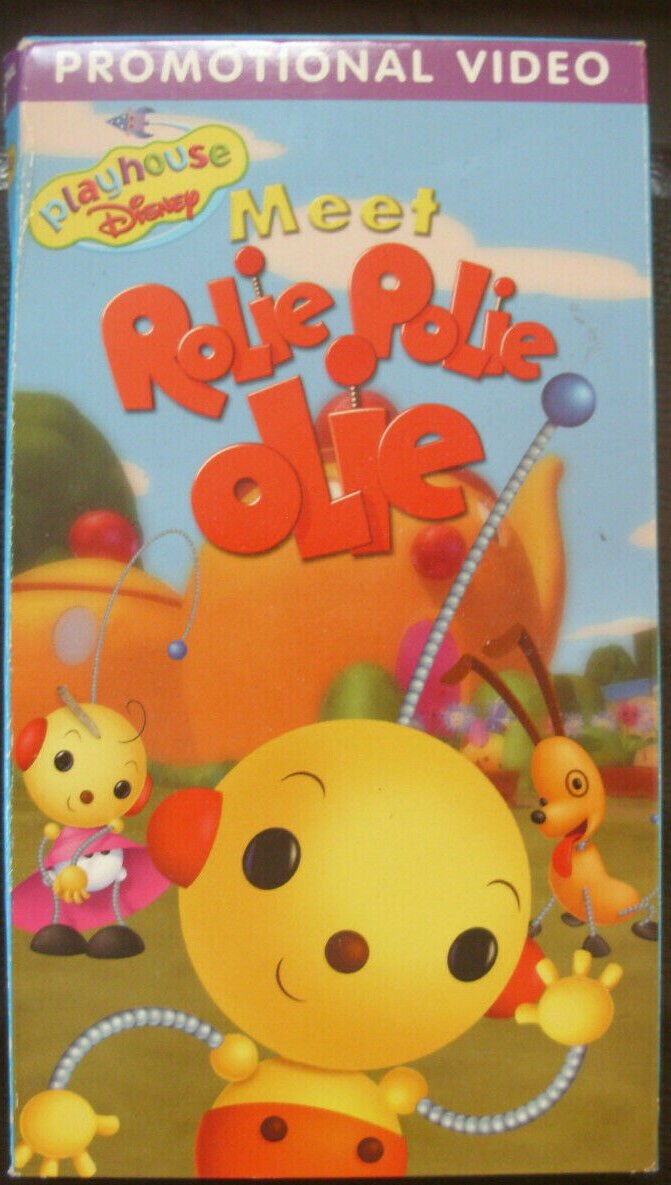 Meet Rolie Polie Olie 2000 Playhouse Disney VHS PROMOTIONAL video tape