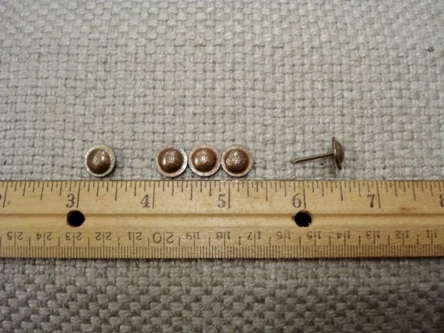 Standard Fancy Old Brass Upholstery Nails  - 5/8" Shank