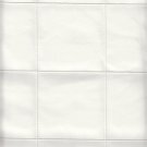 MAJILITE Upholstery Fabric Faux Leather ELEGANCE White Quilted Squares No PVC