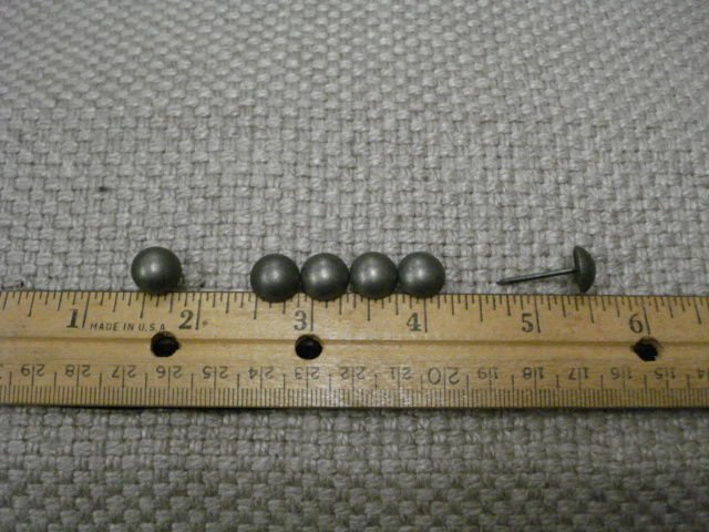 Standard Pewter #2 Upholstery Nails  - 3/4" Shank