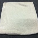 Mid Century Cream Chenille Pillow Cover- B3
