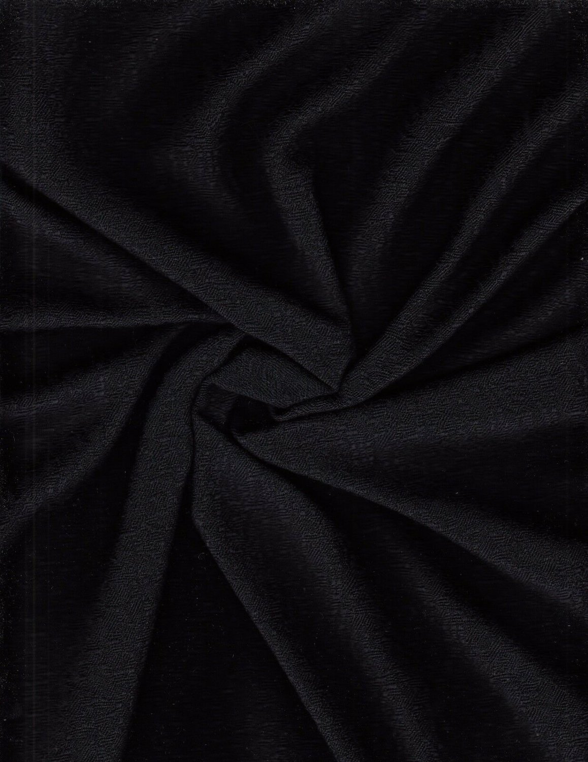 7 yds Herman Miller Geiger Terrain Night Sky Black Wool Multi-Purpose Fabric CA