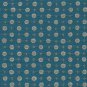 5.5 yds Arc Com Astral Ocean Blue Atomic Retro Upholstery Fabric