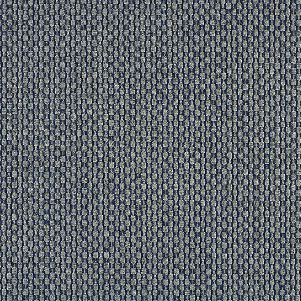 2.875 yds HBF Double Stitch Bleu Marine Nubby Wool Upholstery Fabric $94/yd MSRP