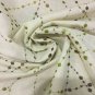8 yds Embroidered Contemporary Lime Green Swirl Multi-Purpose Fabric CF