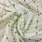 8 yds Embroidered Contemporary Lime Green Swirl Multi-Purpose Fabric CF