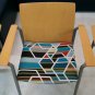 UPCYCLED 6 Steelcase DECK Arm Chairs in Maharam Agency 466001 002 Unique