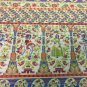 4.5 yds Unique Printed Stripe with Dancing Women Motif Upholstery Fabric BI
