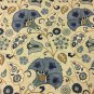 3.125 yds Large Pattern Abstract Floral Motif Print Multi-Purpose Fabric FM
