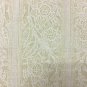 1.375 yds Creation Baumann Contemporary Floral Print Stripe Upholstery Fabric