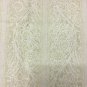 1.375 yds Creation Baumann Contemporary Floral Print Stripe Upholstery Fabric