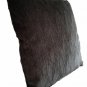 1 Pillow Cover Mid Century Villa Nova Jet Gray Velvet - B3