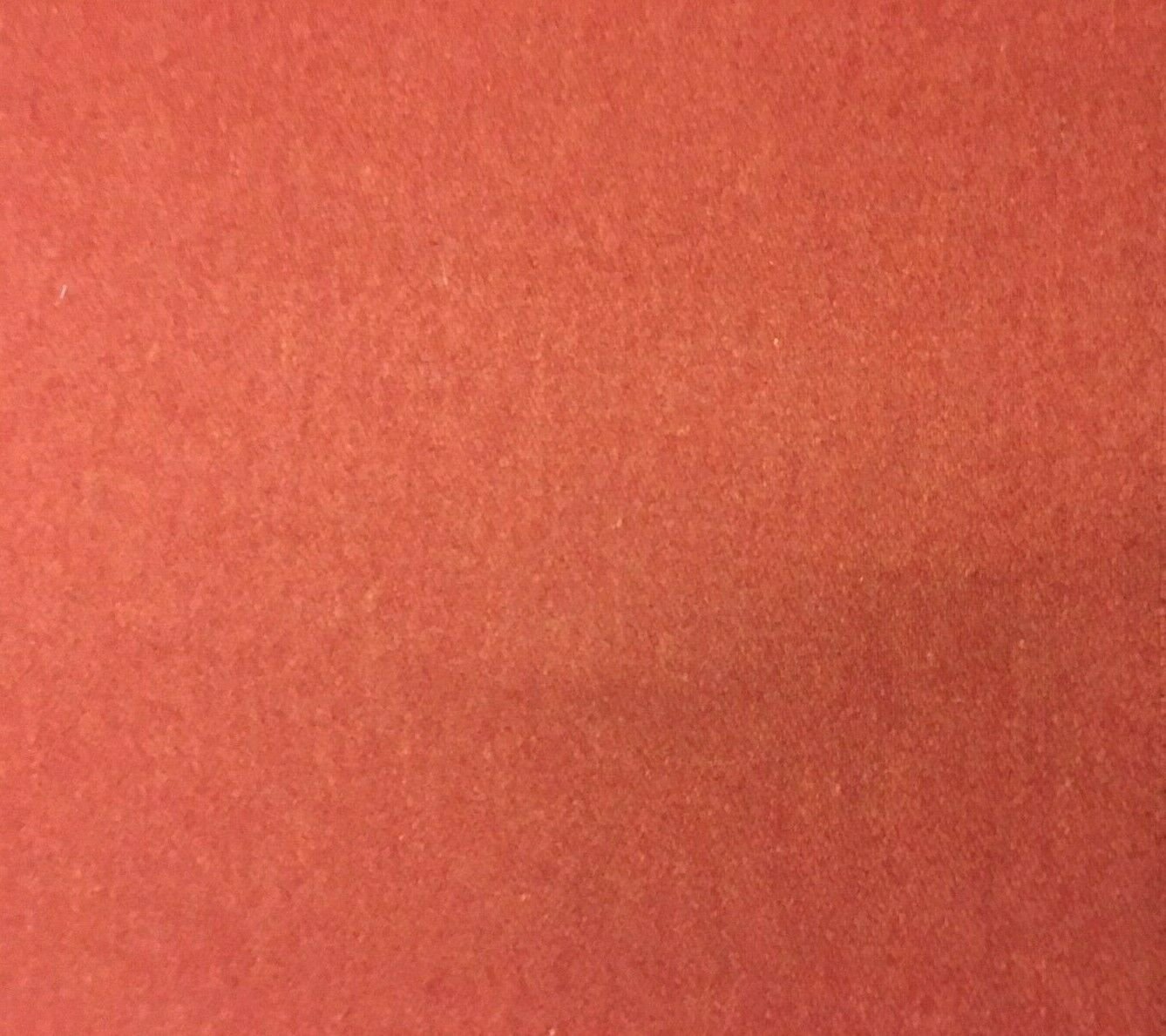 Mid Century Upholstery Fabric Brick Red Woven Wool 2.25 yds Y