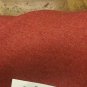 Mid Century Upholstery Fabric Brick Red Woven Wool 2.25 yds Y