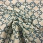 3.625 yds Lee Jofa Ciro Blue Geometric Cotton Linen Print Multi-Purpose Fabric