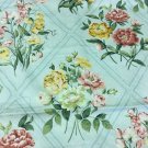 2.625 yards Braemore Spring Flowers in Mint Green Diamonds Multi-Purpose Fabric