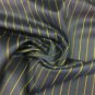 8.125 yd Designtex Gramercy Navy Blue Striped Lambswool Multi-Purpose Fabric CV