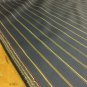 8.125 yd Designtex Gramercy Navy Blue Striped Lambswool Multi-Purpose Fabric CV