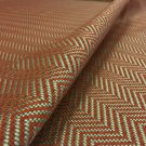 3.25 yd Herman Miller True Herringbone Vermillion Red Upholstery Fabric 22405