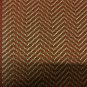 3.25 yd Herman Miller True Herringbone Vermillion Red Upholstery Fabric 22405