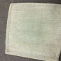 Mid Century Modern Pale Blue and Cream Striae Pillow Cover Trio