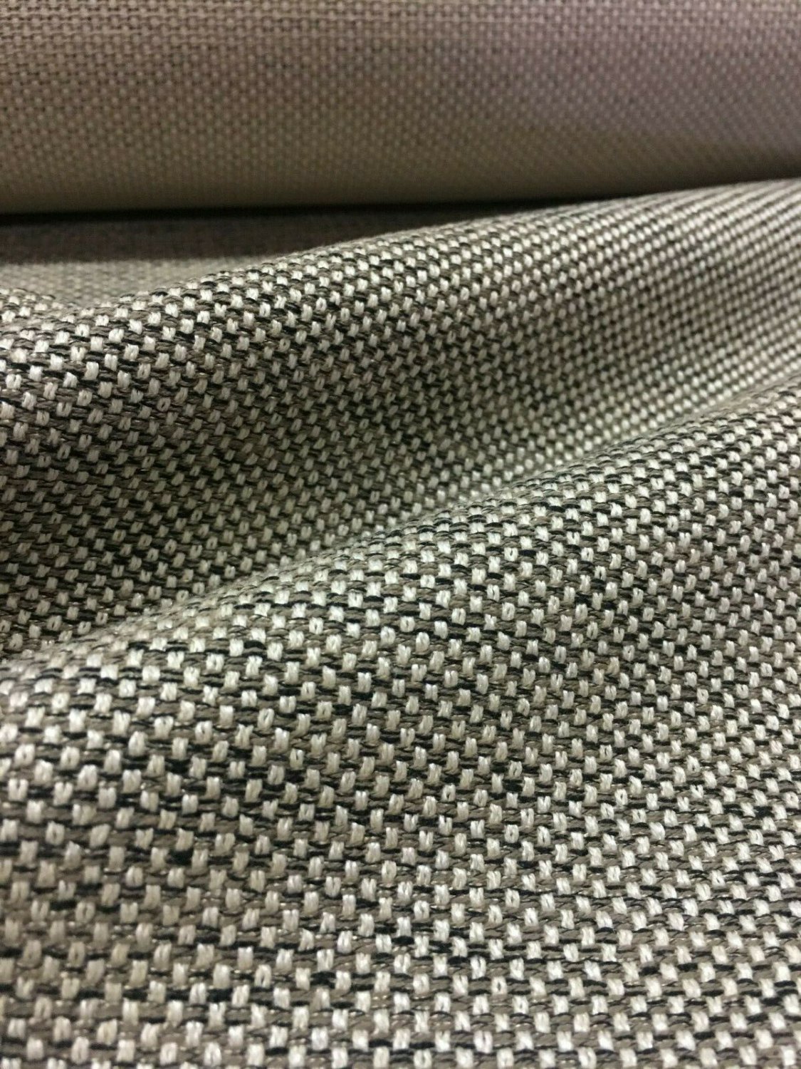 5.875 yds Zimmer & Rohde Loft Tan/Gray Panama Fabric Upholstery Fabric CV