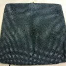 15" x 15" Unika Vaev Fleece Light Blue & Gray Nubby Wool Pillow Cover