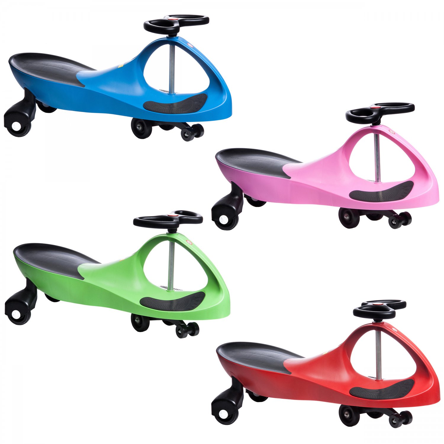 Rolling Coaster Children's Rideon Car Green Blue Pink Red Outdoor