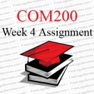 COM 200 - Week 4 Assignment Interpersonal Conflict in Film
