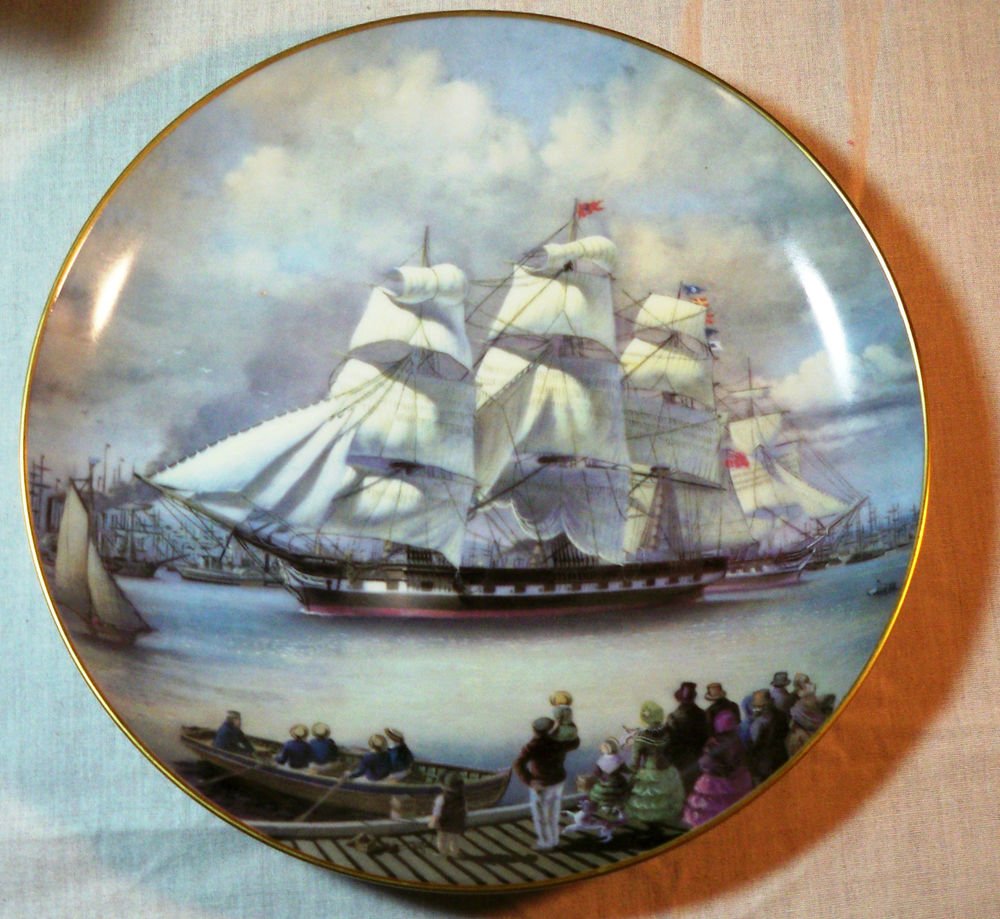 The Great Clipper Ships Collectors Plate by Leonard Pearce – Marco Polo