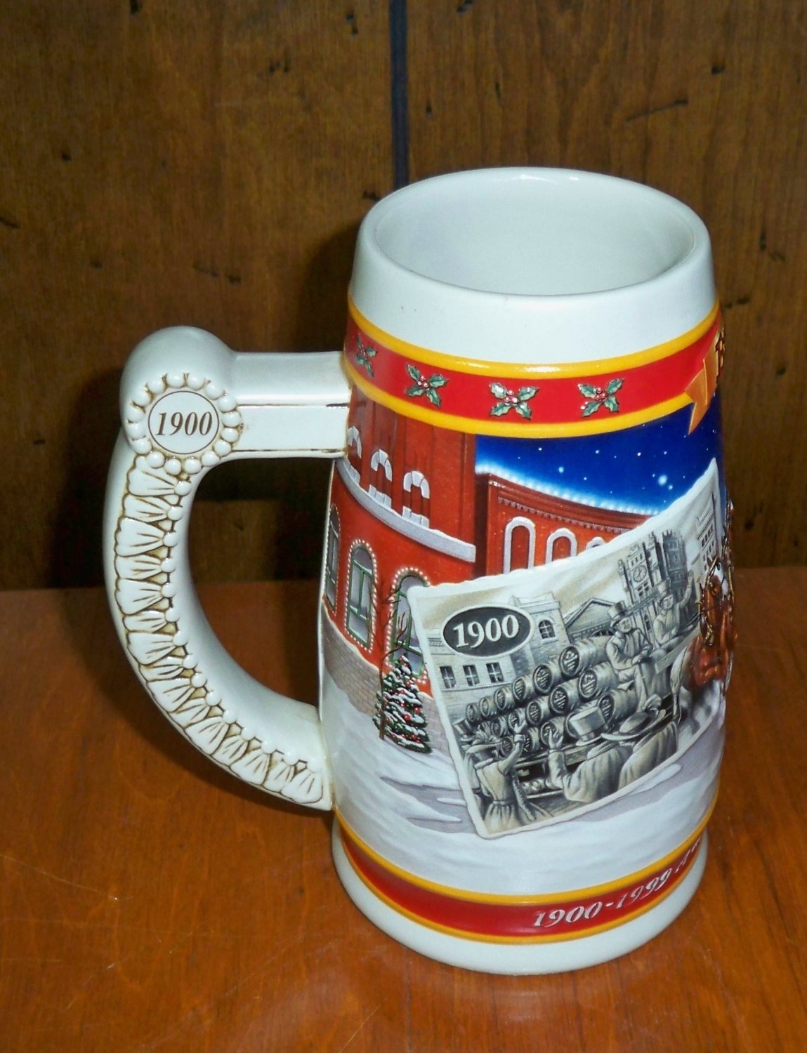 Budweiser "A Century of Tradition" 1999 Holiday Stein - CS389