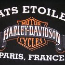 Harley Davidson ATS Etoile Paris France Tee Shirt size L