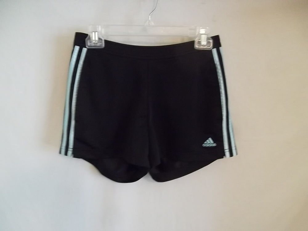 Adidas Womens Lined Athletic Fitness Sport Shorts, Size M, Black