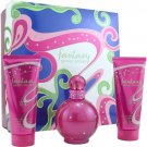 by Britney Spears EAU DE PARFUM SPRAY 3.3 OZ & BODY SOUFFLE 3.3 OZ & SHOWER GEL 3.3 OZ