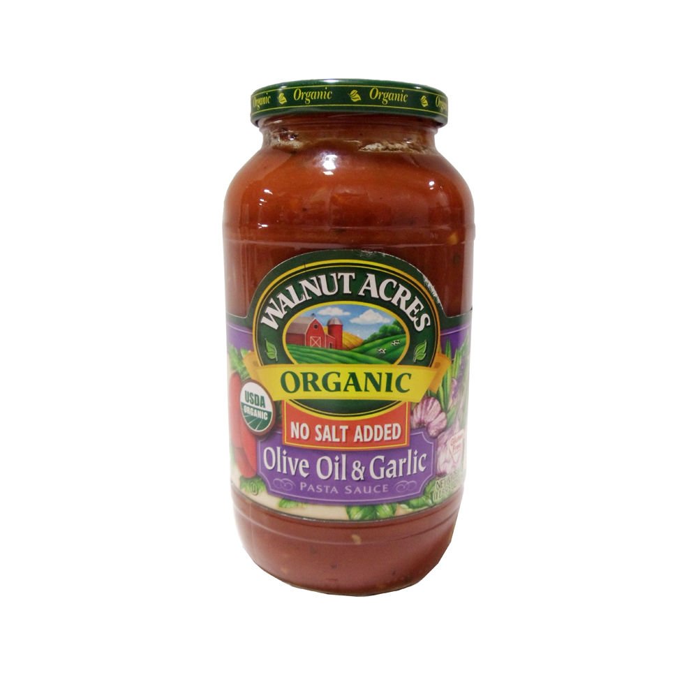 Walnut Acres Pasta Sauce Olive Oil and Garlic, Organic 25.5 oz