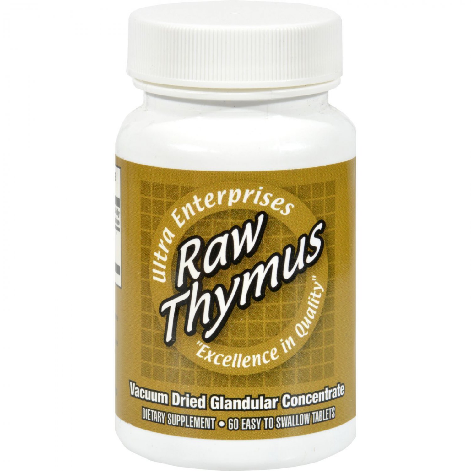 Ultra Glandulars Ultra Raw Thymus 200Mg 60 Tablets