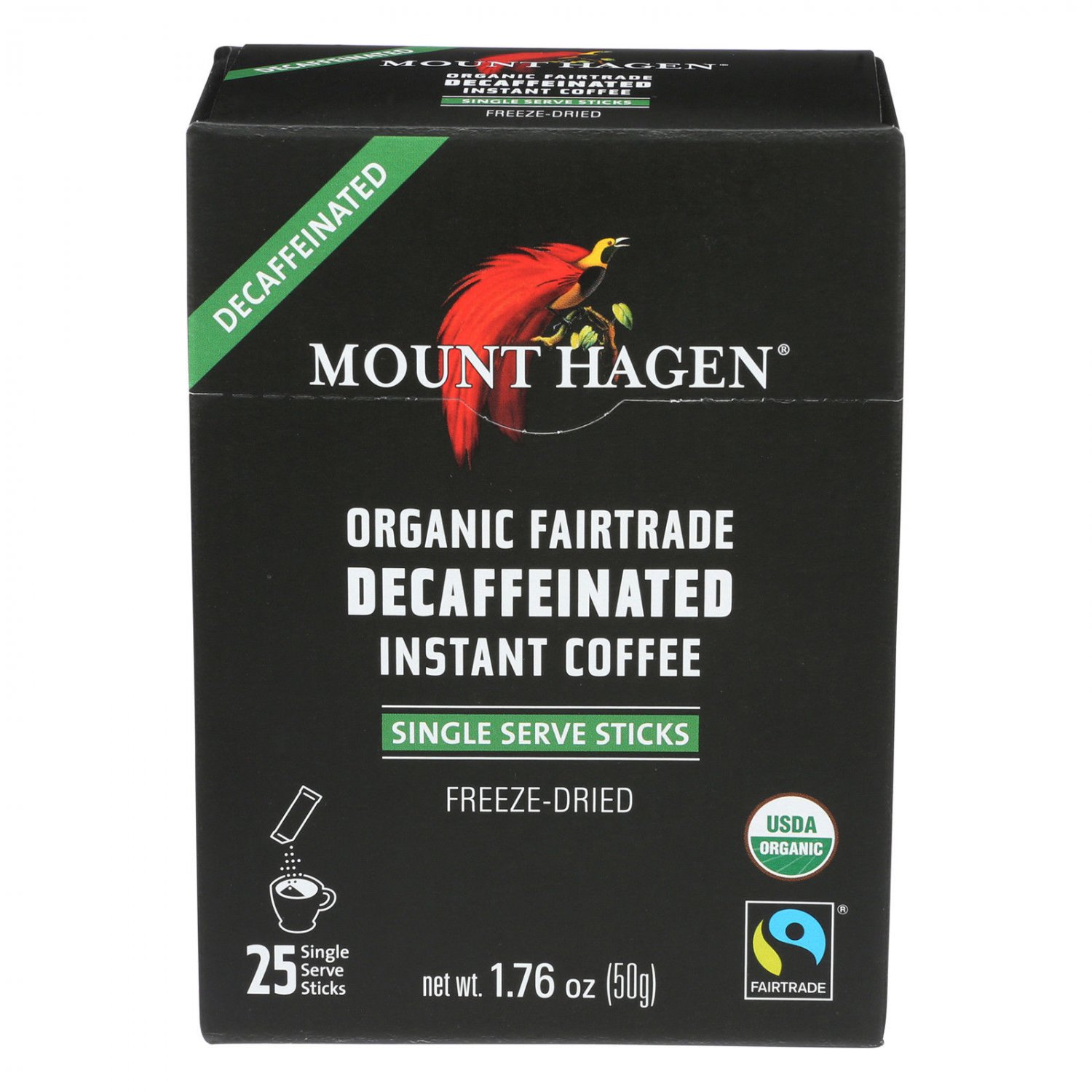 Mount Hagen Instant Decaffeinated Coffee Coffee Case Of 8 1 76 Oz   59afa4d3d7651 359226b 