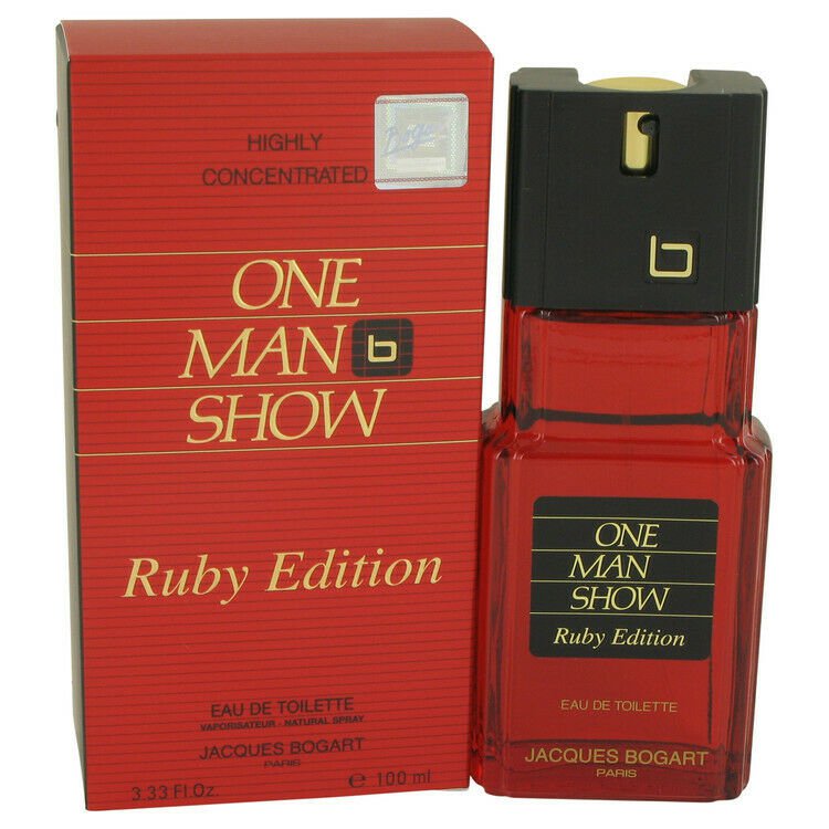 One Man Show Ruby Eau De Toilette Spray By Jacques Bogart 3.3 oz Eau De Toilette