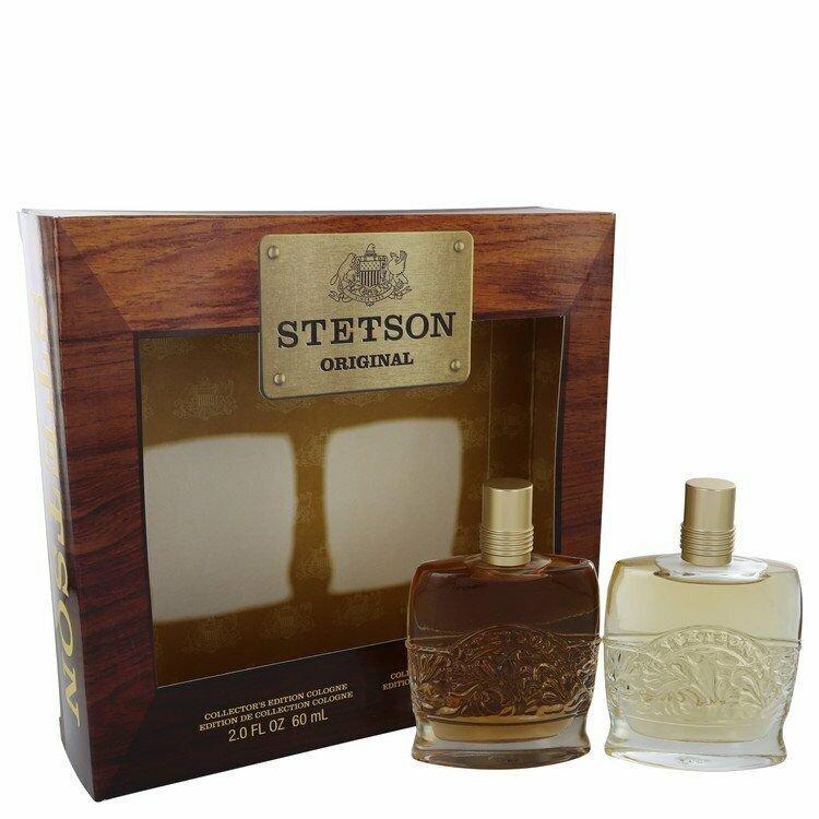 Stetson Gift Set By Coty 2 oz Collector's Edition Cologne + 2 oz Collector's Edi