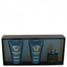 Versace Eros Gift Set By Versace .17 oz Mini EDT + .8 oz Shower Gel + .8 oz Afte