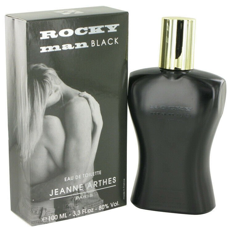 Rocky Man Black Eau De Toilette Spray By Jeanne Arthes 3.3 oz Eau De Toilette Sp