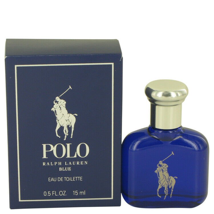 Polo Blue Eau De Toilette By Ralph Lauren 0.5 oz Eau De Toilette
