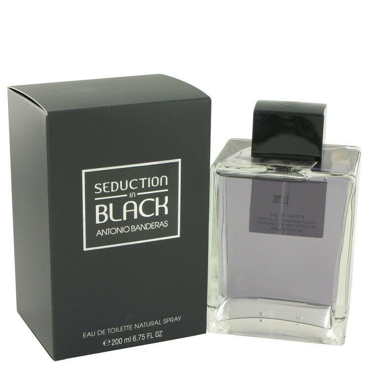 Seduction In Black Eau De Toilette Spray By Antonio Banderas 6.8 oz Eau De Toile